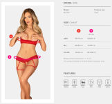 Ingridia Crotchless Set Komplet erotyczny - 9