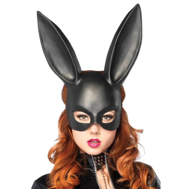 Maska królika Masquerade Rabbit Mask Black Leg Avenue