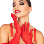 Rękawiczki Seductive Gloves Red O/S Kinky Diva - 4