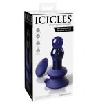 Wibrujący Szklany Korek Z Przyssawką No.83 Icicles - 2