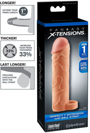 Nakładka Na Penisa Fantasy X-Tensions Perfect 1" Extension Pipedream