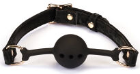 Knebel Boudoir Amor Black Ball Gag Liebe Seele - 2