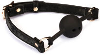 Knebel Boudoir Amor Black Ball Gag Liebe Seele - 3