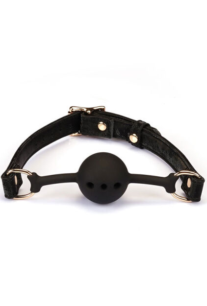 Knebel Boudoir Amor Black Ball Gag Liebe Seele