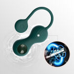 Kulki Do Ćwiczeń Mięśni Kegla Crystal Duo Green Magic Motion - 4