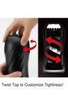 Masturbator Air-Tech Twist Reusable Vacuum Cup Ripple Tenga - 3
