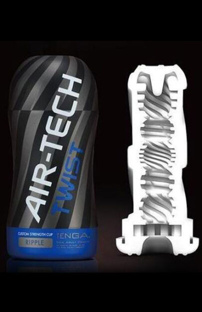Masturbator Air-Tech Twist Reusable Vacuum Cup Ripple Tenga