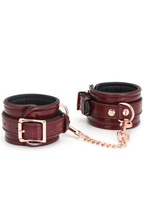 Liebe Seele kajdanki Wine Red Handcuffs