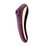 Stymulator łechtaczki z wibratorem Dual Kiss Wine Red Satisfyer - 2