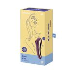 Stymulator łechtaczki z wibratorem Dual Kiss Wine Red Satisfyer - 3