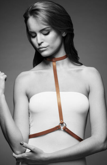 Obróżka z paskami na ciało Maze I-Harness Bijoux Indiscret