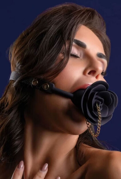 Knebel Donna Rose Ball Gag With Plug Taboom