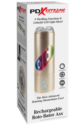 Masturbator Rechargeable Roto-Bator Ass Multicolor Pdx Extreme Pipedream