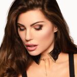 Body Low Cut Lace +Necklace Black/Gold S/M Kinky Diva - 9
