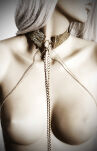 Obróżka Desir Metallique Metallic Mesh Collar Bijoux Indiscrets - 2