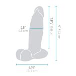 Dildo 23 cm Slipskin 9 Inch Girthy B-Vibe - 5