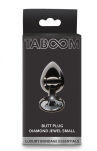 Korek Analny Butt Plug With Diamond Jewel Silver S Taboom - 3