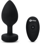 Korek analny Vibrating Jewel Plug Xxl Black b-Vibe - 2