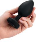 Korek analny Vibrating Jewel Plug Xxl Black b-Vibe - 4