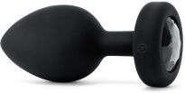 Korek analny Vibrating Jewel Plug Xxl Black b-Vibe - 3