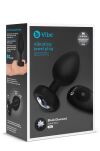 Korek analny Vibrating Jewel Plug Xxl Black b-Vibe - 5