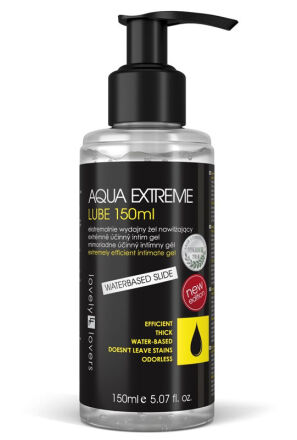 Wydajny Lubrykant Na Bazie Wody I Silikonu Aqua Extreme Lube 150 Ml Lovely Lovers