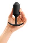 Korek analny Snug Plug 3 Black b-Vibe - 5