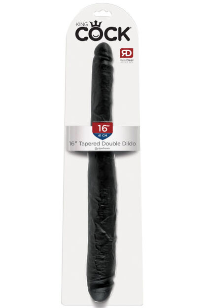 Podwójne Dildo 41Cm King Cock Tapered Double Black Pipedream
