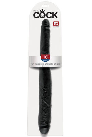 Podwójne Dildo 41Cm King Cock Tapered Double Black Pipedream