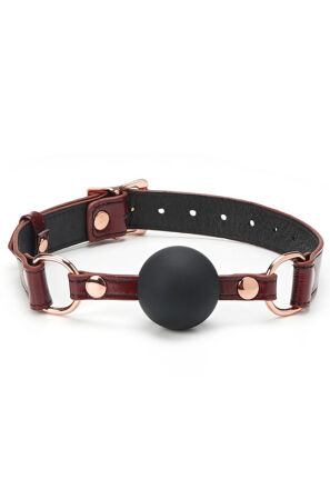 Knebel Wine Red Ball Gag Liebe Seele