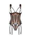 Soranna gorset i stringi otwarte 2XL/3XL Obsessive - 6
