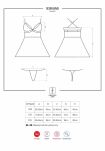 838-Bab-3 Babydoll Ze Stringami 2Xl/3Xl Obsessive - 6