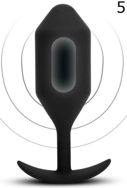 Korek analny Vibrating Snug Plug 5 Black b-Vibe