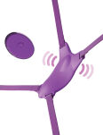 Uprząż z wibratorem Hands Free Strap On 1 Motor Fantasy For Her - 4