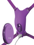 Uprząż z wibratorem Hands Free Strap On 1 Motor Fantasy For Her - 3