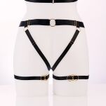 Uprząż FAUSTINA III – Waist/Thigh Triangle Harness Kinky Diva - 6