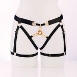 Uprząż FAUSTINA III – Waist/Thigh Triangle Harness Kinky Diva - 5