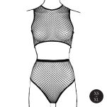 Komplet 2 Pc Crop Top Black OS Le Desir - 7