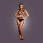 Komplet 2 Pc Crop Top Black OS Le Desir - 5