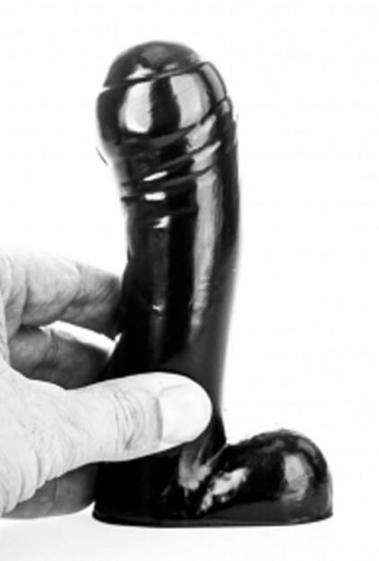 Dildo AB44 Mallet 13 x 4.5cm All Black