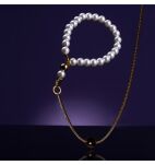 Perłowy Naszyjnik - Obóżka Upko Moist Eyes Pearl Necklace / Collar UPKO - 6