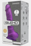 Silikonowe Dildo Model 1 18 Cm Purple Silexd - 3
