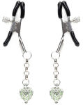 Klamerki Na Sutki Glow-In-Dark Nipple Clamps Liebe Seele zielone - 2
