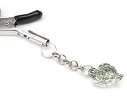 Klamerki Na Sutki Glow-In-Dark Nipple Clamps Liebe Seele zielone - 3