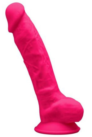 Silikonowe Dilda Model 1 18 Cm Fucsia Silexd