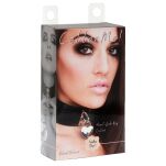 Obróżka Z Kłódką Heart Lock & Key Collar Black/Silver Kinky Diva - 6