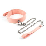Liebe Seele obróżka Pink Organosilicon Collar with Leash - 2