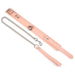 Obróżka Pink Organosilicon Collar With Leash Liebe Seele - 3