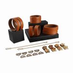 Zestaw Do Krępowania 8-Bondage-Straps Restraint Set Brown LOCKINK - 2