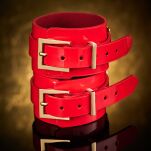 Kajdanki na nadgarstki VEGAS High Gloss Wrist Cuffs Kinky Diva - 8